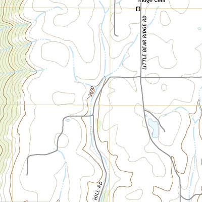 United States Geological Survey Little Bear Ridge, ID (2020, 24000-Scale) digital map