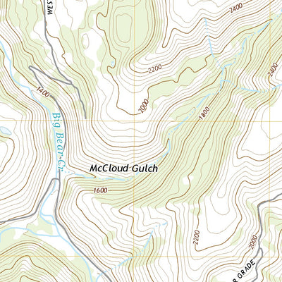 United States Geological Survey Little Bear Ridge, ID (2020, 24000-Scale) digital map