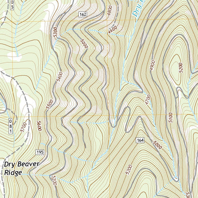 United States Geological Survey Little Beaver Creek, OR (2020, 24000-Scale) digital map