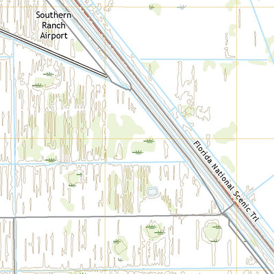 United States Geological Survey Little Cypress Swamp, FL (2021, 24000-Scale) digital map