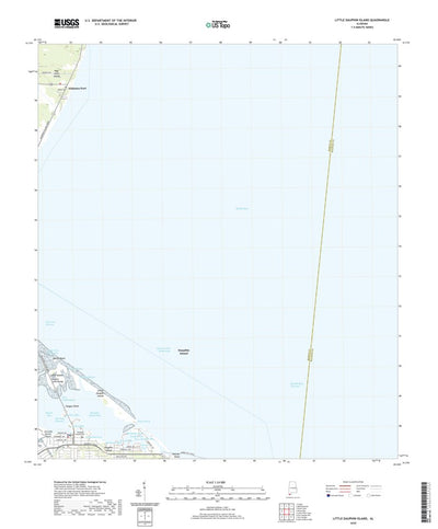 United States Geological Survey Little Dauphin Island, AL (2020, 24000-Scale) digital map