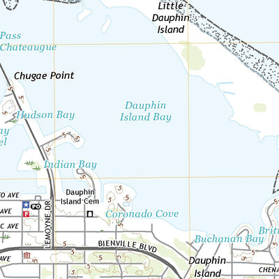United States Geological Survey Little Dauphin Island, AL (2020, 24000-Scale) digital map