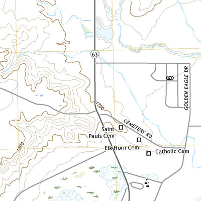United States Geological Survey Little Eagle, SD (2021, 24000-Scale) digital map