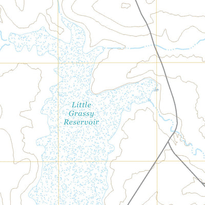 United States Geological Survey Little Grassy Mountain, OR (2020, 24000-Scale) digital map