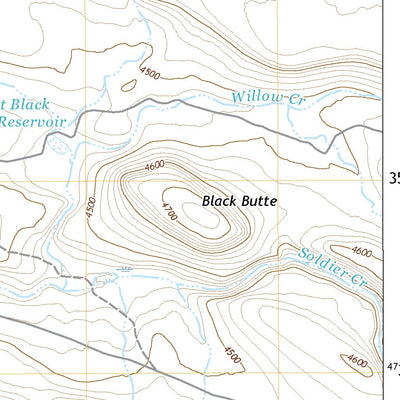 United States Geological Survey Little Grassy Mountain, OR (2020, 24000-Scale) digital map