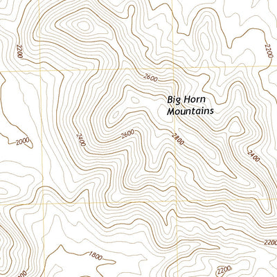 United States Geological Survey Little Horn Peak, AZ (2021, 24000-Scale) digital map