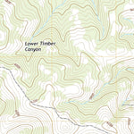 United States Geological Survey Little Lookout Mountain, OR (2020, 24000-Scale) digital map