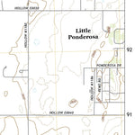 United States Geological Survey Little Ponderosa, OK (2022, 24000-Scale) digital map
