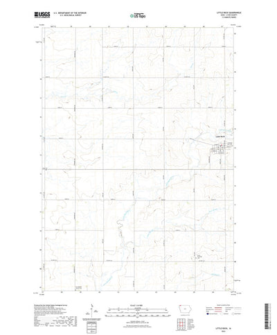 United States Geological Survey Little Rock, IA (2022, 24000-Scale) digital map