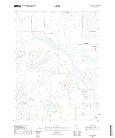 United States Geological Survey Little Shasta, CA (2021, 24000-Scale) digital map