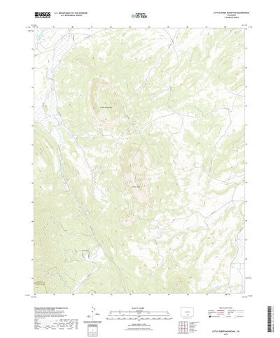 United States Geological Survey Little Sheep Mountain, CO (2022, 24000-Scale) digital map