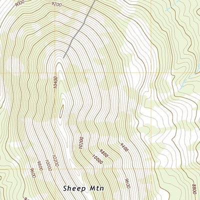 United States Geological Survey Little Sheep Mountain, CO (2022, 24000-Scale) digital map