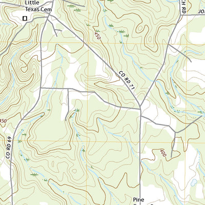United States Geological Survey Little Texas, AL (2021, 24000-Scale) digital map