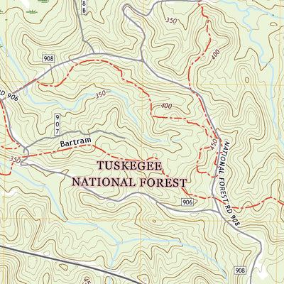 United States Geological Survey Little Texas, AL (2021, 24000-Scale) digital map