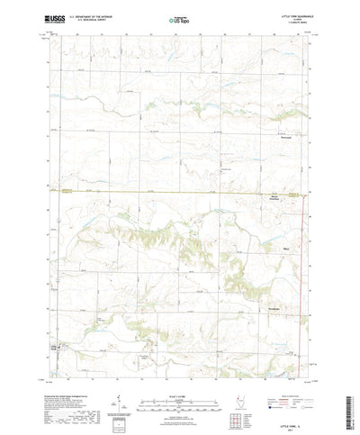United States Geological Survey Little York, IL (2021, 24000-Scale) digital map