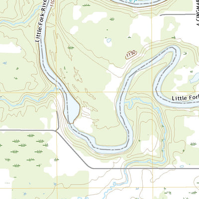 United States Geological Survey Littlefork SE, MN (2022, 24000-Scale) digital map