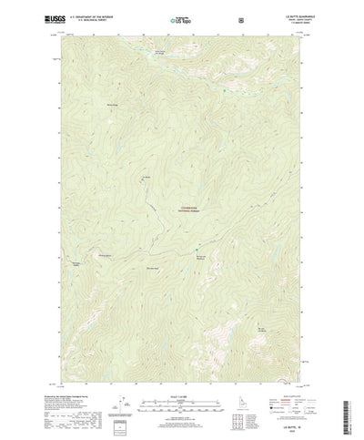 United States Geological Survey Liz Butte, ID (2020, 24000-Scale) digital map