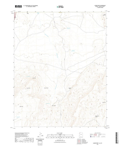 United States Geological Survey Lizard Point, AZ (2021, 24000-Scale) digital map