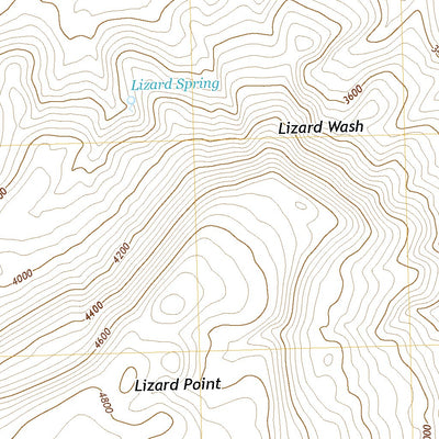 United States Geological Survey Lizard Point, AZ (2021, 24000-Scale) digital map