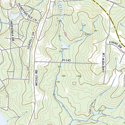 United States Geological Survey Lobelia, NC (2022, 24000-Scale) digital map