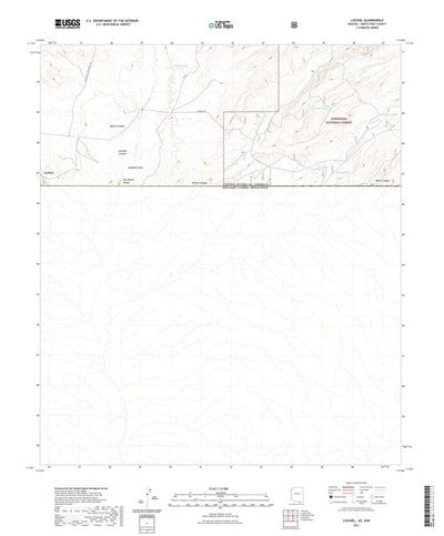 United States Geological Survey Lochiel, AZ (2021, 24000-Scale) digital map
