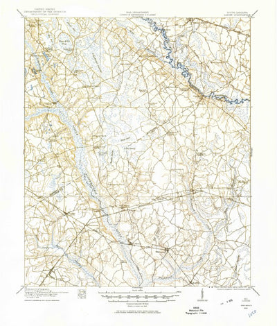 United States Geological Survey Lodge, SC (1919, 62500-Scale) digital map