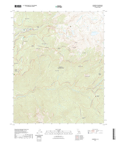 United States Geological Survey Lodgepole, CA (2021, 24000-Scale) digital map