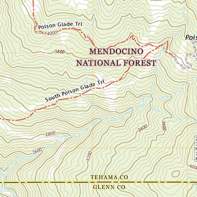 United States Geological Survey Log Spring, CA (2021, 24000-Scale) digital map