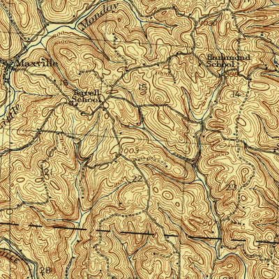 United States Geological Survey Logan, OH (1909, 62500-Scale) digital map