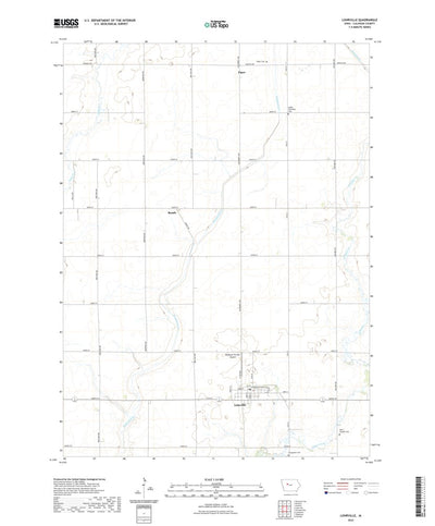 United States Geological Survey Lohrville, IA (2022, 24000-Scale) digital map