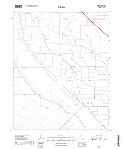 United States Geological Survey Lokern, CA (2021, 24000-Scale) digital map