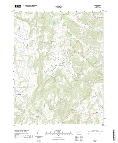United States Geological Survey Lola, KY (2022, 24000-Scale) digital map