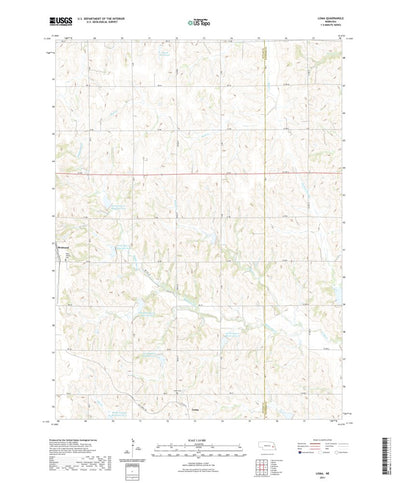 United States Geological Survey Loma, NE (2021, 24000-Scale) digital map