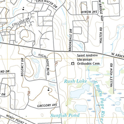 United States Geological Survey Lombard, IL (2021, 24000-Scale) digital map