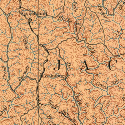 United States Geological Survey London, KY (1893, 125000-Scale) digital map