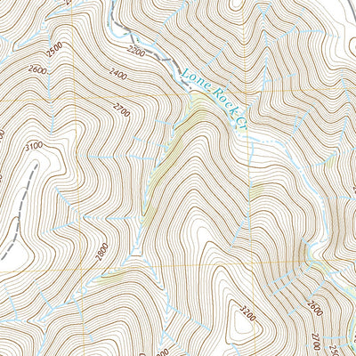 United States Geological Survey Lone Rock Creek, OR (2020, 24000-Scale) digital map