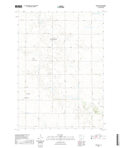 United States Geological Survey Lone Rock, IA (2022, 24000-Scale) digital map