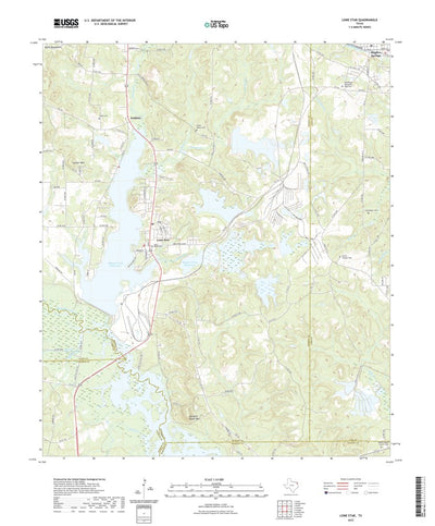 United States Geological Survey Lone Star, TX (2022, 24000-Scale) digital map