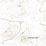 United States Geological Survey Loneman Mountain, TX (2022, 24000-Scale) digital map
