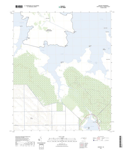 United States Geological Survey Long Bay, NC (2022, 24000-Scale) digital map