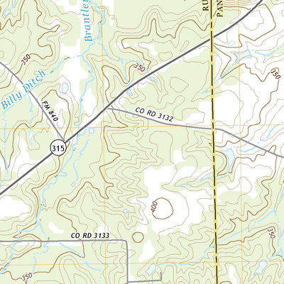 United States Geological Survey Long Branch, TX (2022, 24000-Scale) digital map