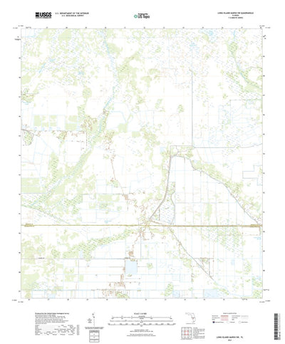 United States Geological Survey Long Island Marsh SW, FL (2021, 24000-Scale) digital map