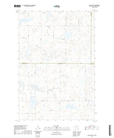 United States Geological Survey Long Lake NE, SD (2021, 24000-Scale) digital map