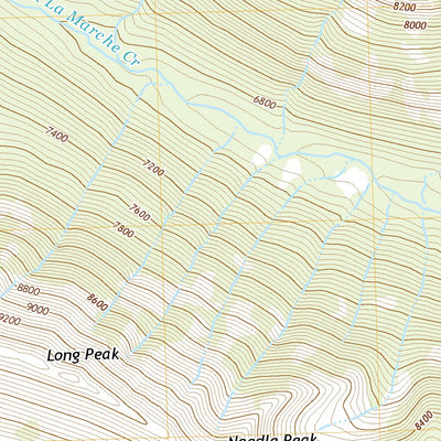 United States Geological Survey Long Peak, MT (2020, 24000-Scale) digital map