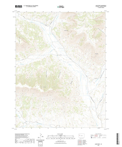 United States Geological Survey Long Point, CO (2022, 24000-Scale) digital map