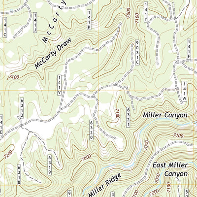 United States Geological Survey Long Valley, AZ (2021, 24000-Scale) digital map