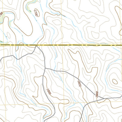 United States Geological Survey Long Valley, SD (2021, 24000-Scale) digital map