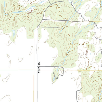 United States Geological Survey Longdale, OK (2022, 24000-Scale) digital map