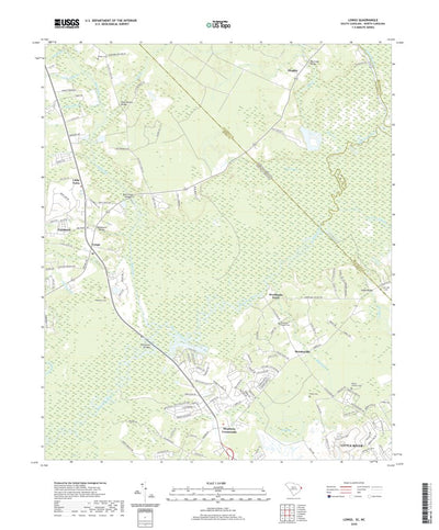 United States Geological Survey Longs, SC (2020, 24000-Scale) digital map