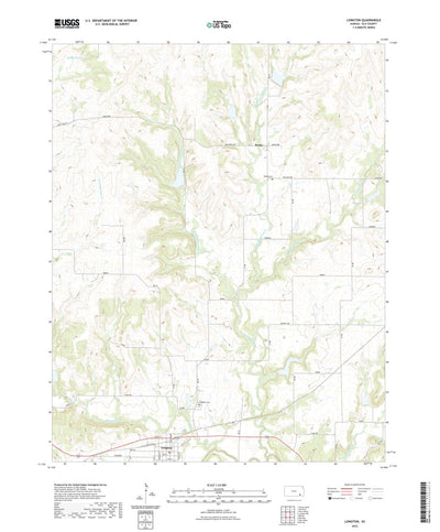 United States Geological Survey Longton, KS (2022, 24000-Scale) digital map